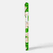 Witte Camellias en Groene Bladeren Case-Mate iPhone Case (Achterkant / Links)