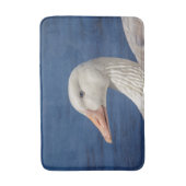 Witte Canadese gans Badmat (Voorkant Verticaal)