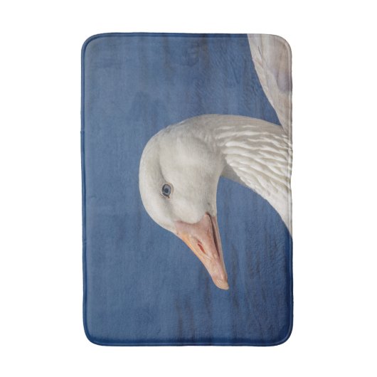 Witte Canadese gans Badmat (Voorkant Verticaal)