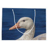 Witte Canadese gans Groot Cadeauzakje (Achterkant)
