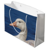 Witte Canadese gans Groot Cadeauzakje (Achterkant Gekanteld)