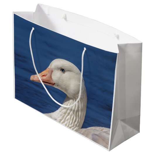 Witte Canadese gans Groot Cadeauzakje (Achterkant Gekanteld)