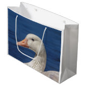 Witte Canadese gans Groot Cadeauzakje (Voorkant Gekanteld)