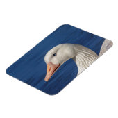 Witte Canadese gans Magneet (Linkerzijde)