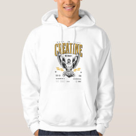 Witte capuchon sweat Creatine Hoodie