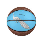 Witte cartoon basketbal (Voorkant)