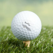 Witte cartoon golfballen (Insitu Shirt)