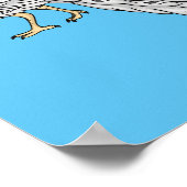 Witte cartoon poster (Hoek)