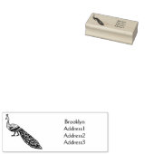 Witte cartoon rubberstempel (Gestempeld)