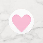 Witte cartoon verjaardag confetti (Kleine voorkant)