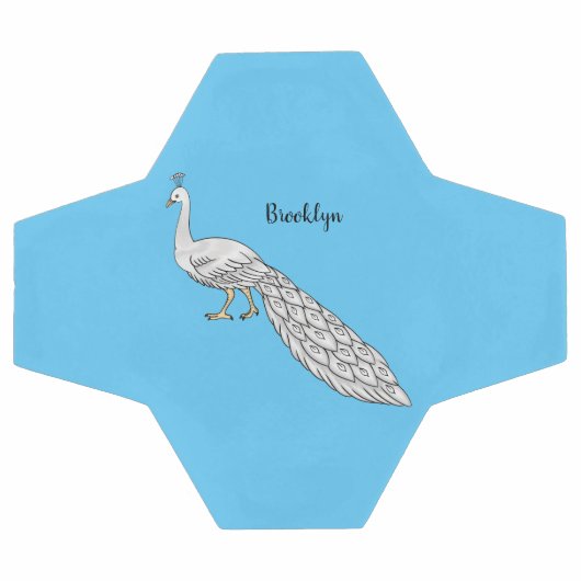 Witte cartoon voetbal (Enkel)