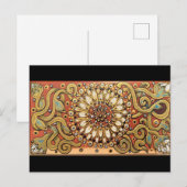 Witte cedar Box Boho Land Flower Briefkaart (Voorkant / Achterkant)