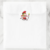 Witte Centuriaanse Sparton Roman Ronde Sticker (Tas)
