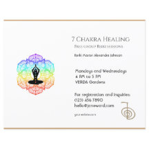Witte Chakra Energy Healer Foto Reiki Horizontaal