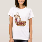 Witte Chef T-shirts en cadeautjes (Voorkant)