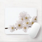 Witte Cherry Blossom Muismat (Met muis)