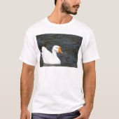 Witte Chinese gans T-shirt (Voorkant)