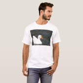 Witte Chinese gans T-shirt (Voorkant volledig)
