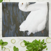 Witte Chinese gans Theedoek (Gevouwen)