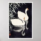 Witte Chinese ganzen van Ohara Koson, Poster (Voorkant)