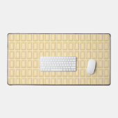 Witte chocolaatstaaf bureaumat (Keyboard & Muis)