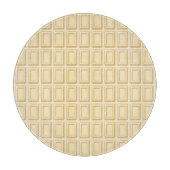 Witte chocolaatstaaftextuur snijplank (Voorkant)