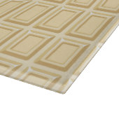 Witte chocolaatstaaftextuur snijplank (Hoek)