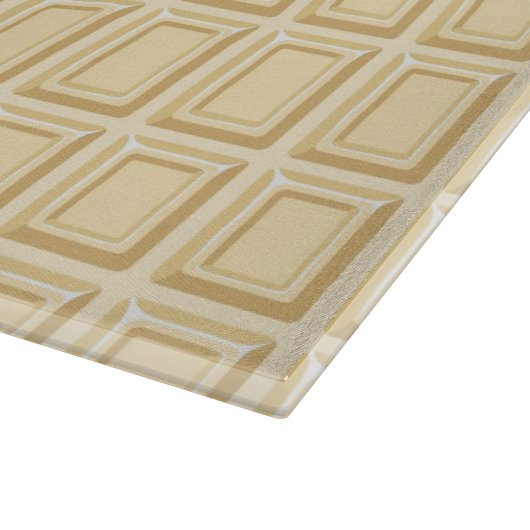 Witte chocolaatstaaftextuur snijplank (Hoek)