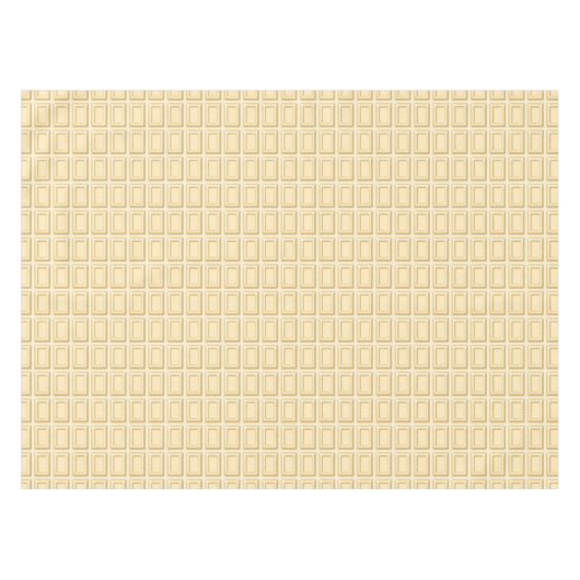 Witte chocolaatstaaftextuur tafelkleed (Voorkant (Horizontaal))