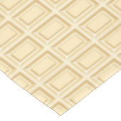 Witte chocolaatstaaftextuur tafelkleed (Gekanteld)