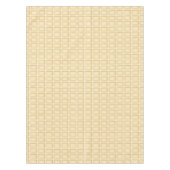 Witte chocolaatstaaftextuur tafelkleed (Voorkant)