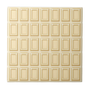 Witte chocolaatstaaftextuur tegeltje