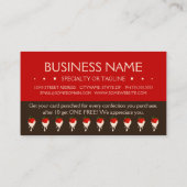 witte chocolade aardbeien - trouwe punker klantenkaartje (Achterkant)