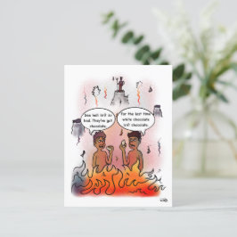 Witte Chocolade Briefkaart