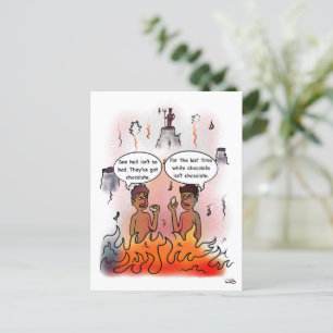 Witte Chocolade Briefkaart