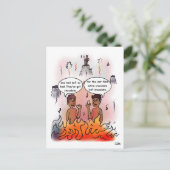 Witte Chocolade Briefkaart (Staand voorkant)