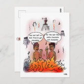 Witte Chocolade Briefkaart (Voorkant / Achterkant)