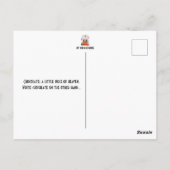 Witte Chocolade Briefkaart (Achterkant)