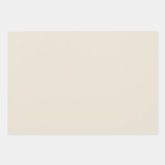 Witte Chocolade Effen Kleur Inpakpapier Vel (Voorkant 2)