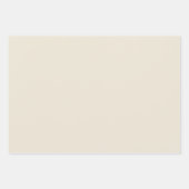 Witte Chocolade Effen Kleur Inpakpapier Vel (Voorkant)