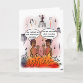 Witte chocolade gevouwen Wenskaart Kaart (Voorkant)