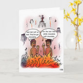 Witte chocolade gevouwen Wenskaart Kaart (Gele Bloem)