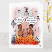 Witte chocolade kaart (Gele Bloem)