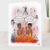 Witte chocolade kaart (Voorkant)