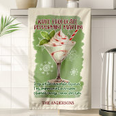 Witte chocolade pepermunt martini cocktail recept theedoek