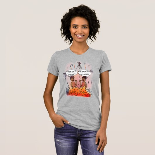 Witte Chocolade Vrouwen T-shirt (Voorkant volledig)