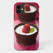 Witte chocolademousse dessert Case-Mate iPhone case (Achterkant)