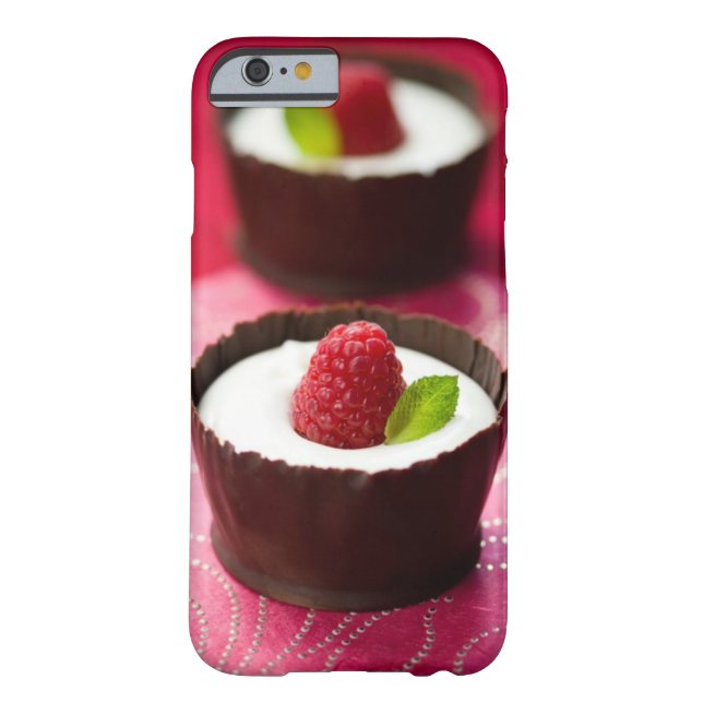 Witte chocolademousse dessert Case-Mate iPhone case (Achterkant)
