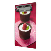 Witte chocolademousse dessert mini klembord (Angled2)