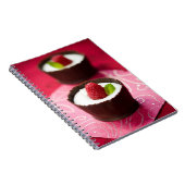 Witte chocolademousse dessert notitieboek (Rechterzijde)